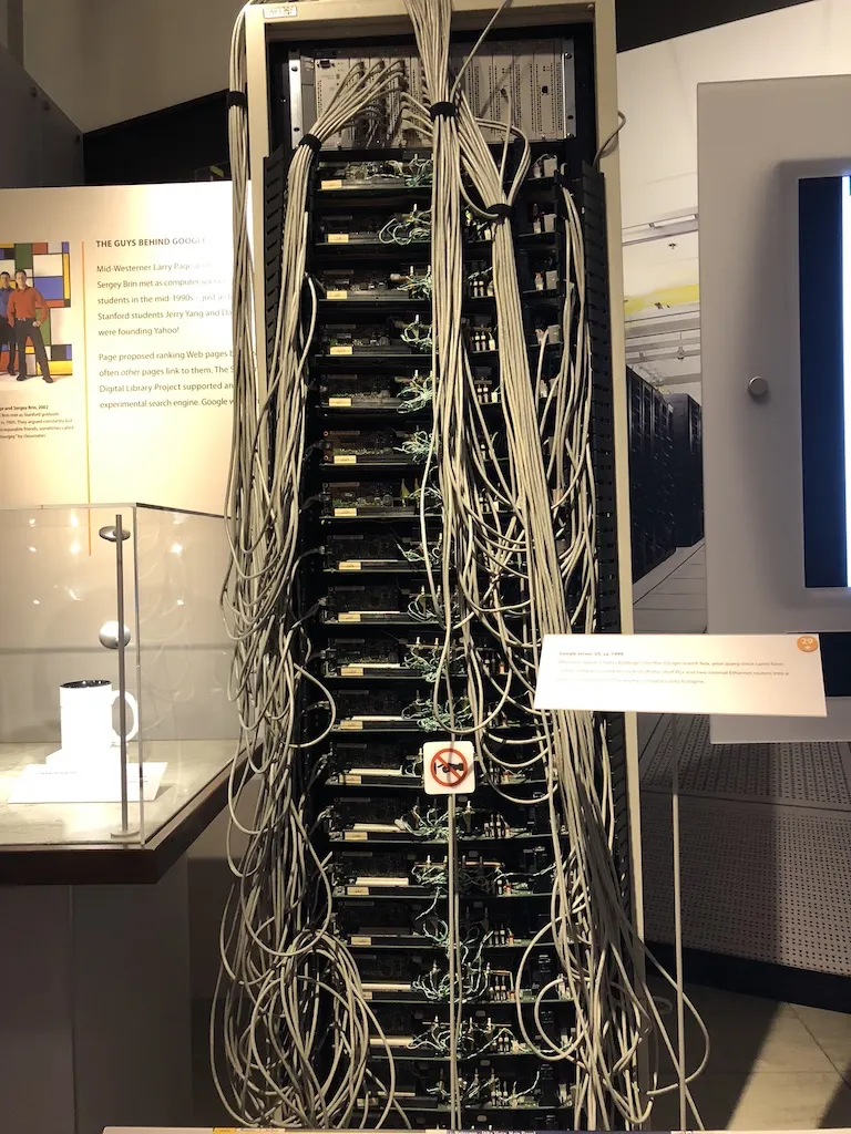 Google’s first server rack